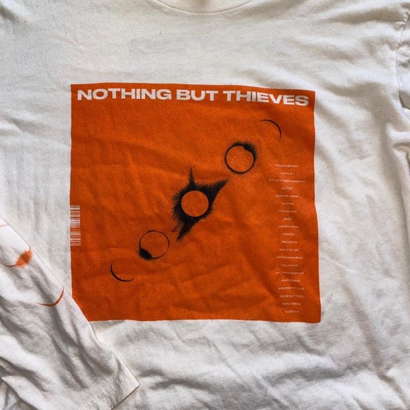 Nothing But Thieves White Long Sleeve “Forever & Ever More” Tour Shirt - Picture 4 of 6